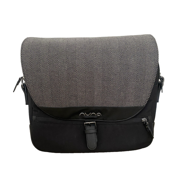 Nuna Handbags - Nuna Verona Baby Diaper Bag Messenger Shoulder Strap Backpack Black Gray EUC